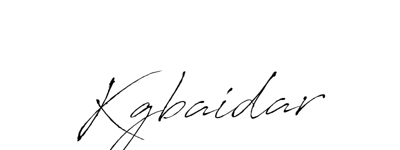 Use a signature maker to create a handwritten signature online. With this signature software, you can design (Antro_Vectra) your own signature for name Kgbaidar. Kgbaidar signature style 6 images and pictures png