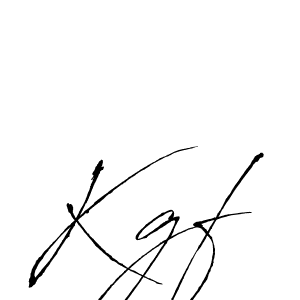 Design your own signature with our free online signature maker. With this signature software, you can create a handwritten (Antro_Vectra) signature for name Kgf. Kgf signature style 6 images and pictures png