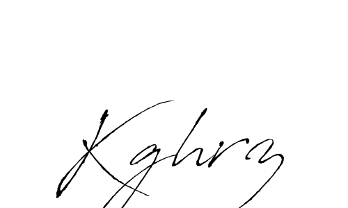 Antro_Vectra is a professional signature style that is perfect for those who want to add a touch of class to their signature. It is also a great choice for those who want to make their signature more unique. Get Kghrz name to fancy signature for free. Kghrz signature style 6 images and pictures png