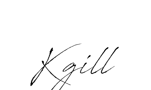 Also You can easily find your signature by using the search form. We will create Kgill name handwritten signature images for you free of cost using Antro_Vectra sign style. Kgill signature style 6 images and pictures png