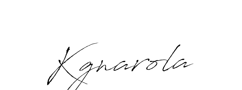 How to make Kgnarola name signature. Use Antro_Vectra style for creating short signs online. This is the latest handwritten sign. Kgnarola signature style 6 images and pictures png