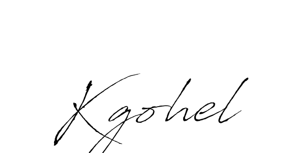 How to make Kgohel signature? Antro_Vectra is a professional autograph style. Create handwritten signature for Kgohel name. Kgohel signature style 6 images and pictures png