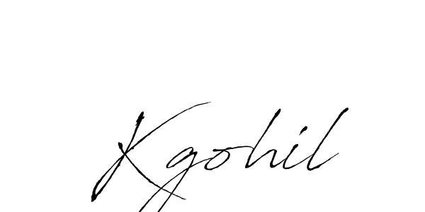 It looks lik you need a new signature style for name Kgohil. Design unique handwritten (Antro_Vectra) signature with our free signature maker in just a few clicks. Kgohil signature style 6 images and pictures png