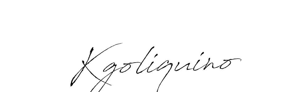 Antro_Vectra is a professional signature style that is perfect for those who want to add a touch of class to their signature. It is also a great choice for those who want to make their signature more unique. Get Kgoliquino name to fancy signature for free. Kgoliquino signature style 6 images and pictures png