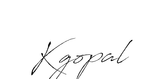 Also we have Kgopal name is the best signature style. Create professional handwritten signature collection using Antro_Vectra autograph style. Kgopal signature style 6 images and pictures png