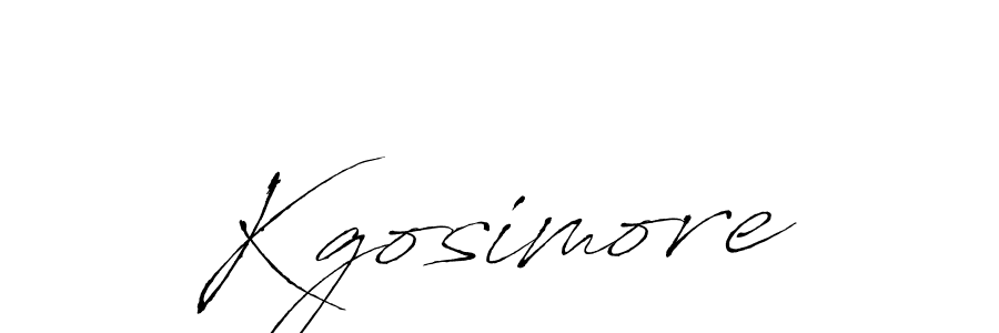 Make a beautiful signature design for name Kgosimore. With this signature (Antro_Vectra) style, you can create a handwritten signature for free. Kgosimore signature style 6 images and pictures png