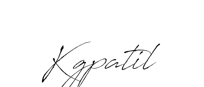 How to make Kgpatil name signature. Use Antro_Vectra style for creating short signs online. This is the latest handwritten sign. Kgpatil signature style 6 images and pictures png