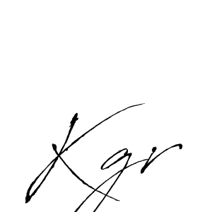 Antro_Vectra is a professional signature style that is perfect for those who want to add a touch of class to their signature. It is also a great choice for those who want to make their signature more unique. Get Kgr name to fancy signature for free. Kgr signature style 6 images and pictures png