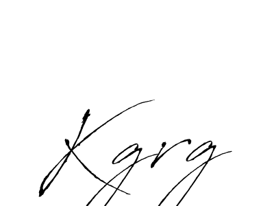 Kgrg stylish signature style. Best Handwritten Sign (Antro_Vectra) for my name. Handwritten Signature Collection Ideas for my name Kgrg. Kgrg signature style 6 images and pictures png