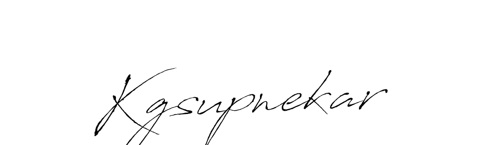 Make a short Kgsupnekar signature style. Manage your documents anywhere anytime using Antro_Vectra. Create and add eSignatures, submit forms, share and send files easily. Kgsupnekar signature style 6 images and pictures png