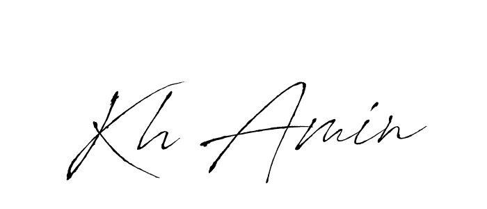 Antro_Vectra is a professional signature style that is perfect for those who want to add a touch of class to their signature. It is also a great choice for those who want to make their signature more unique. Get Kh Amin name to fancy signature for free. Kh Amin signature style 6 images and pictures png