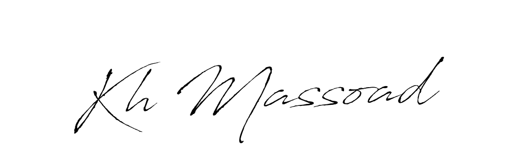 It looks lik you need a new signature style for name Kh Massoad. Design unique handwritten (Antro_Vectra) signature with our free signature maker in just a few clicks. Kh Massoad signature style 6 images and pictures png