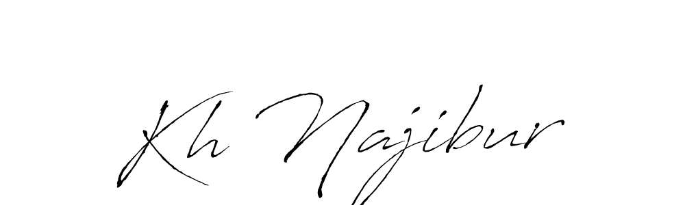 Antro_Vectra is a professional signature style that is perfect for those who want to add a touch of class to their signature. It is also a great choice for those who want to make their signature more unique. Get Kh Najibur name to fancy signature for free. Kh Najibur signature style 6 images and pictures png