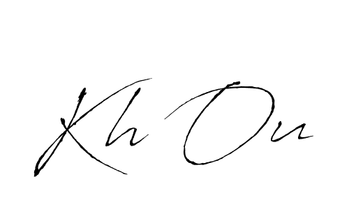 It looks lik you need a new signature style for name Kh Ou. Design unique handwritten (Antro_Vectra) signature with our free signature maker in just a few clicks. Kh Ou signature style 6 images and pictures png