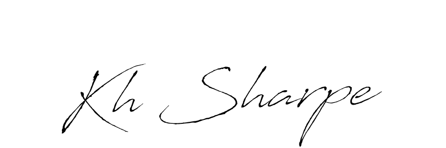 Also we have Kh Sharpe name is the best signature style. Create professional handwritten signature collection using Antro_Vectra autograph style. Kh Sharpe signature style 6 images and pictures png