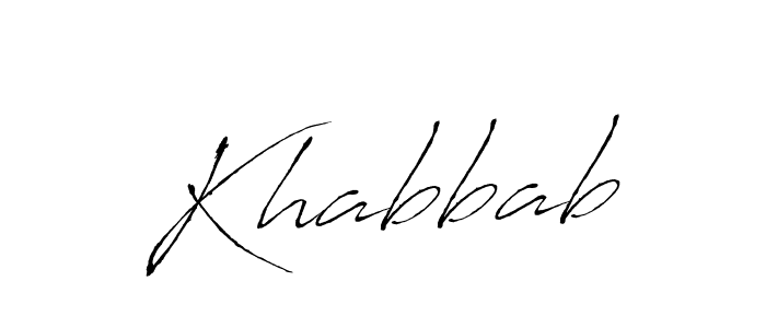 Similarly Antro_Vectra is the best handwritten signature design. Signature creator online .You can use it as an online autograph creator for name Khabbab. Khabbab signature style 6 images and pictures png
