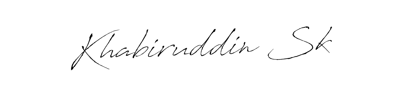 Make a short Khabiruddin Sk signature style. Manage your documents anywhere anytime using Antro_Vectra. Create and add eSignatures, submit forms, share and send files easily. Khabiruddin Sk signature style 6 images and pictures png