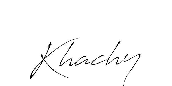 Here are the top 10 professional signature styles for the name Khachy. These are the best autograph styles you can use for your name. Khachy signature style 6 images and pictures png