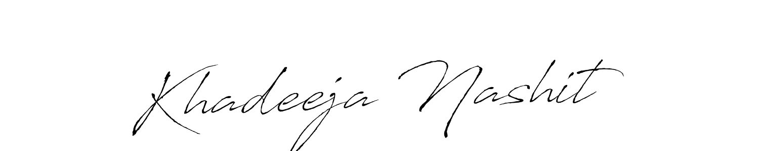 It looks lik you need a new signature style for name Khadeeja Nashit. Design unique handwritten (Antro_Vectra) signature with our free signature maker in just a few clicks. Khadeeja Nashit signature style 6 images and pictures png