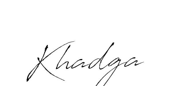 if you are searching for the best signature style for your name Khadga. so please give up your signature search. here we have designed multiple signature styles  using Antro_Vectra. Khadga signature style 6 images and pictures png