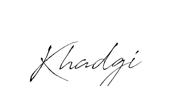 Create a beautiful signature design for name Khadgi. With this signature (Antro_Vectra) fonts, you can make a handwritten signature for free. Khadgi signature style 6 images and pictures png