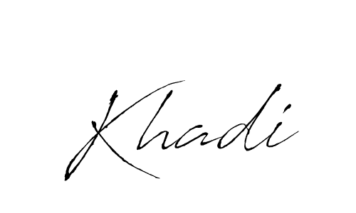 Make a beautiful signature design for name Khadi. Use this online signature maker to create a handwritten signature for free. Khadi signature style 6 images and pictures png