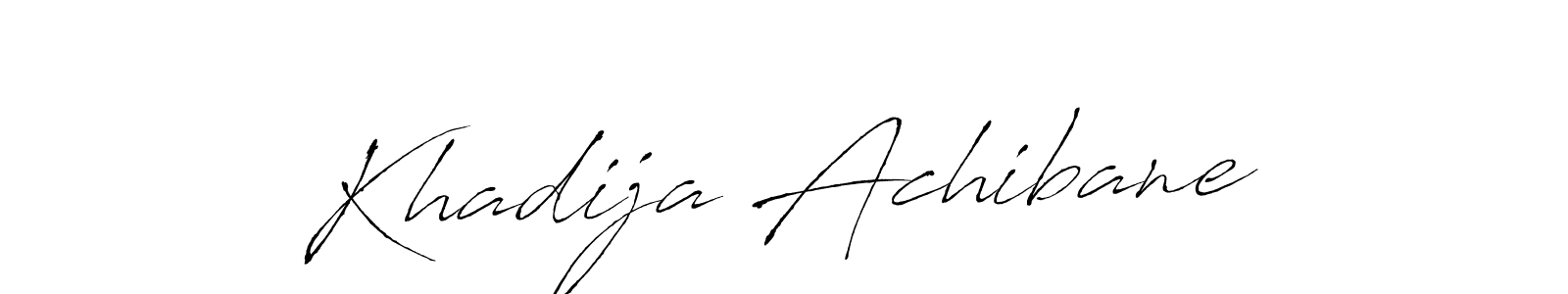 The best way (Antro_Vectra) to make a short signature is to pick only two or three words in your name. The name Khadija Achibane include a total of six letters. For converting this name. Khadija Achibane signature style 6 images and pictures png