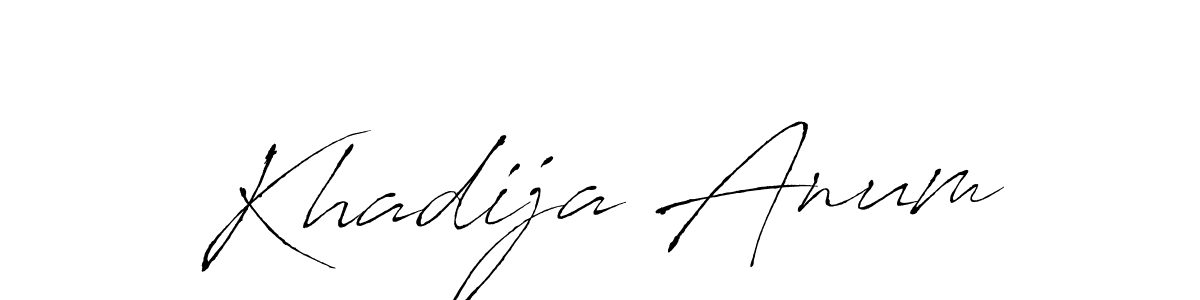 Use a signature maker to create a handwritten signature online. With this signature software, you can design (Antro_Vectra) your own signature for name Khadija Anum. Khadija Anum signature style 6 images and pictures png