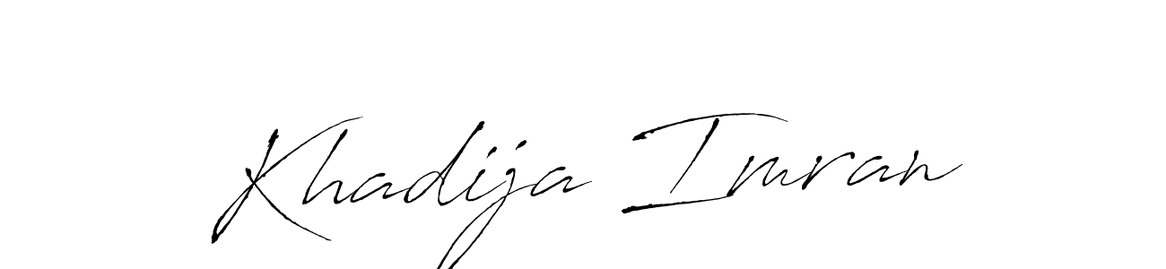 You should practise on your own different ways (Antro_Vectra) to write your name (Khadija Imran) in signature. don't let someone else do it for you. Khadija Imran signature style 6 images and pictures png