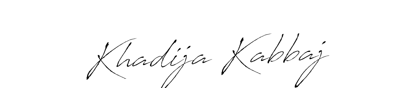 You should practise on your own different ways (Antro_Vectra) to write your name (Khadija Kabbaj) in signature. don't let someone else do it for you. Khadija Kabbaj signature style 6 images and pictures png
