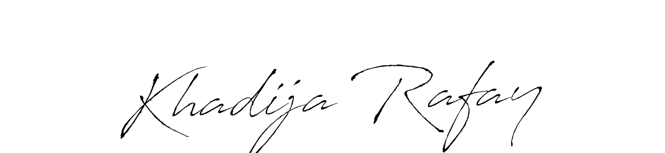 How to make Khadija Rafay signature? Antro_Vectra is a professional autograph style. Create handwritten signature for Khadija Rafay name. Khadija Rafay signature style 6 images and pictures png