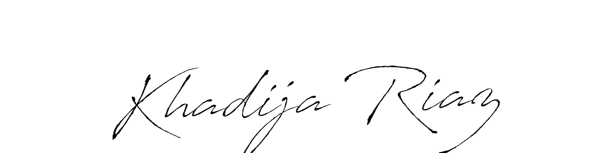 Make a beautiful signature design for name Khadija Riaz. Use this online signature maker to create a handwritten signature for free. Khadija Riaz signature style 6 images and pictures png