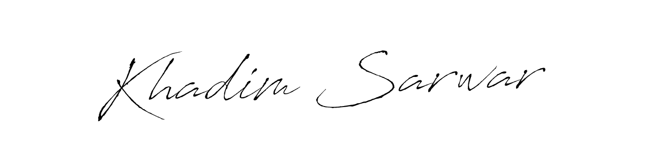 You can use this online signature creator to create a handwritten signature for the name Khadim Sarwar. This is the best online autograph maker. Khadim Sarwar signature style 6 images and pictures png