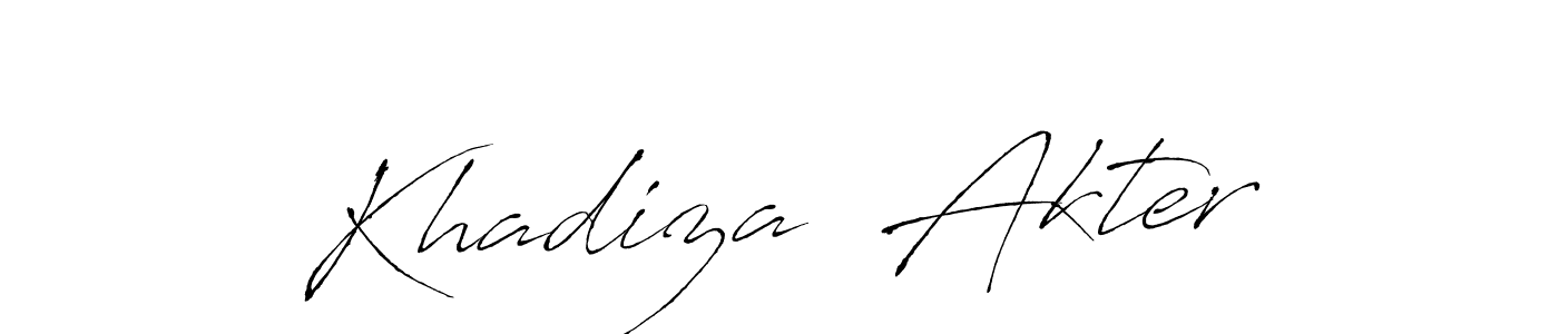 You can use this online signature creator to create a handwritten signature for the name Khadiza  Akter. This is the best online autograph maker. Khadiza  Akter signature style 6 images and pictures png