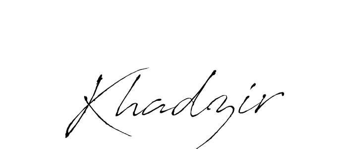 Also You can easily find your signature by using the search form. We will create Khadzir name handwritten signature images for you free of cost using Antro_Vectra sign style. Khadzir signature style 6 images and pictures png