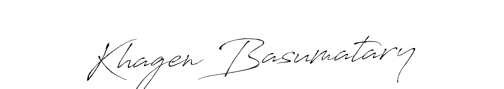 Also we have Khagen Basumatary name is the best signature style. Create professional handwritten signature collection using Antro_Vectra autograph style. Khagen Basumatary signature style 6 images and pictures png