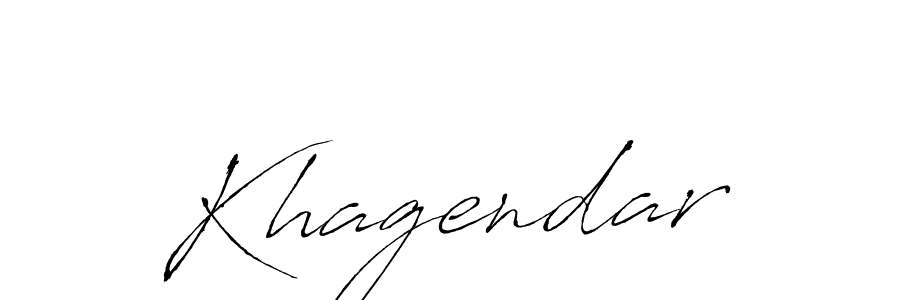 Make a beautiful signature design for name Khagendar. Use this online signature maker to create a handwritten signature for free. Khagendar signature style 6 images and pictures png