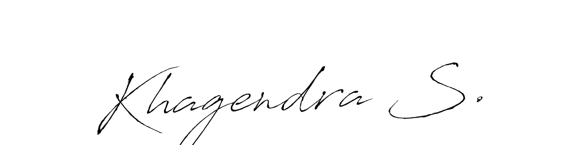 Here are the top 10 professional signature styles for the name Khagendra S.. These are the best autograph styles you can use for your name. Khagendra S. signature style 6 images and pictures png
