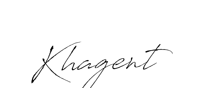 Antro_Vectra is a professional signature style that is perfect for those who want to add a touch of class to their signature. It is also a great choice for those who want to make their signature more unique. Get Khagent name to fancy signature for free. Khagent signature style 6 images and pictures png