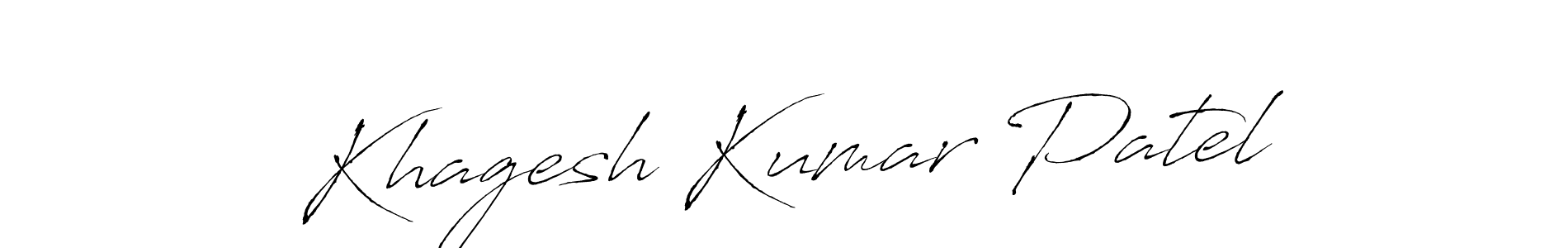 Make a beautiful signature design for name Khagesh Kumar Patel. Use this online signature maker to create a handwritten signature for free. Khagesh Kumar Patel signature style 6 images and pictures png
