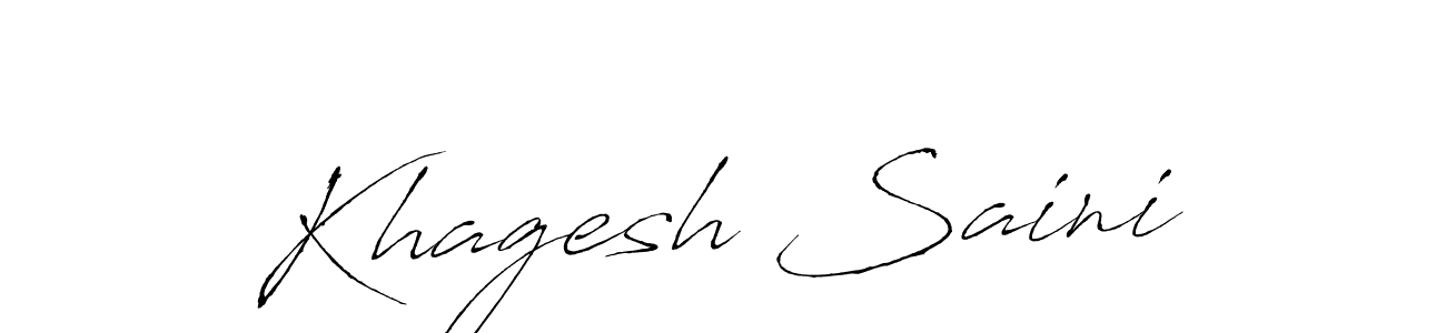 if you are searching for the best signature style for your name Khagesh Saini. so please give up your signature search. here we have designed multiple signature styles  using Antro_Vectra. Khagesh Saini signature style 6 images and pictures png