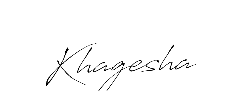 You should practise on your own different ways (Antro_Vectra) to write your name (Khagesha) in signature. don't let someone else do it for you. Khagesha signature style 6 images and pictures png