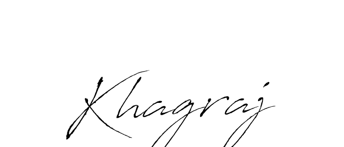 How to make Khagraj signature? Antro_Vectra is a professional autograph style. Create handwritten signature for Khagraj name. Khagraj signature style 6 images and pictures png