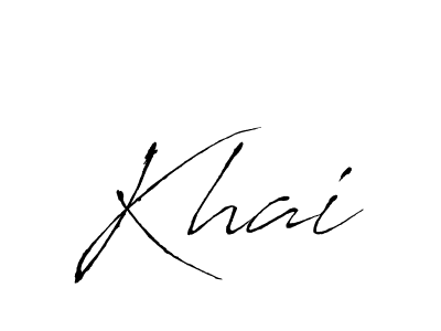 Also You can easily find your signature by using the search form. We will create Khai name handwritten signature images for you free of cost using Antro_Vectra sign style. Khai signature style 6 images and pictures png