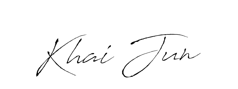 Here are the top 10 professional signature styles for the name Khai Jun. These are the best autograph styles you can use for your name. Khai Jun signature style 6 images and pictures png