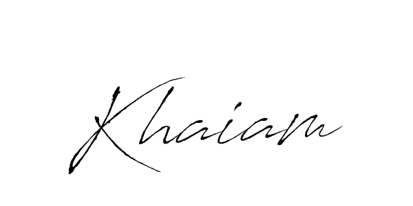 Also You can easily find your signature by using the search form. We will create Khaiam name handwritten signature images for you free of cost using Antro_Vectra sign style. Khaiam signature style 6 images and pictures png