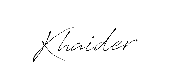 How to make Khaider name signature. Use Antro_Vectra style for creating short signs online. This is the latest handwritten sign. Khaider signature style 6 images and pictures png