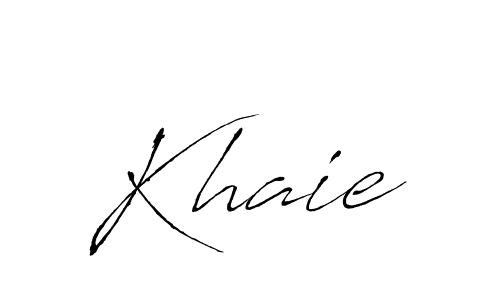 How to make Khaie signature? Antro_Vectra is a professional autograph style. Create handwritten signature for Khaie name. Khaie signature style 6 images and pictures png