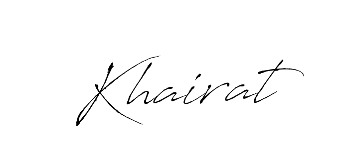 Also we have Khairat name is the best signature style. Create professional handwritten signature collection using Antro_Vectra autograph style. Khairat signature style 6 images and pictures png