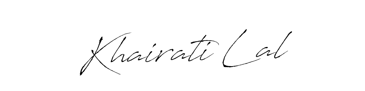 if you are searching for the best signature style for your name Khairati Lal. so please give up your signature search. here we have designed multiple signature styles  using Antro_Vectra. Khairati Lal signature style 6 images and pictures png